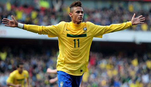 Neymar blieb beim FC Santos, um sich optimal auf die Heim-WM 2014 vorzubereiten
