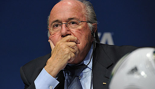 Joseph Blatter muss seit geraumer Zeit einiges an Kritik einstecken