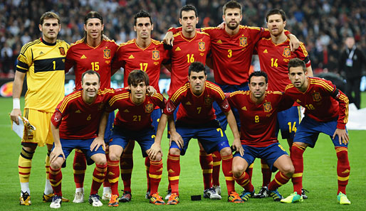 Welt- und Europameister Spanien führt weiter die FIFA-Weltrangliste an
