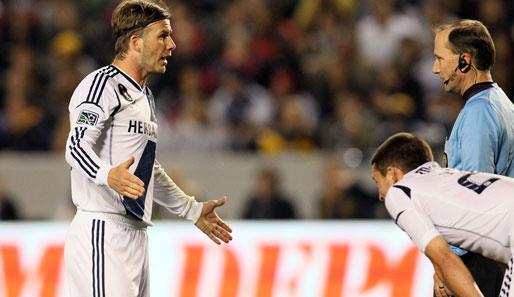 Verlor am 1. Spieltag gegen Real Salt Lake mit 1:3: David Beckham (l.)