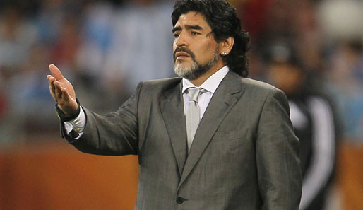 Diego Maradona ist seit Mai 2011 Trainer des Klubs Al Wasl in Dubai