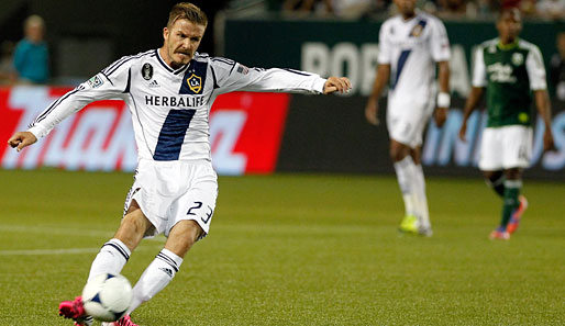 Zwei Treffer markierte David Beckham für Los Angeles Galaxy
