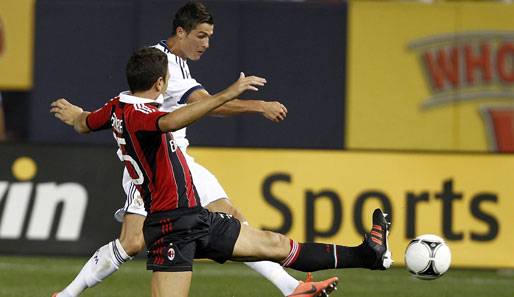 Cristiano Ronaldo erzielte für Real Madrid gegen Milan zwei Tore