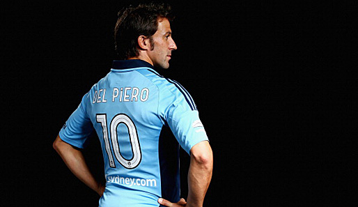 Alessandro Del Piero bekommt beim FC Sydney die Nummer 10