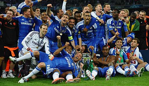FC Chelsea nach dem Gewinn der Champions League im Mai 2012