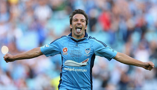 Alessandro Del Piero traf gegen Perth Glory per Elfmeter zum zwischenzeitlichen 1:1-Ausgleich