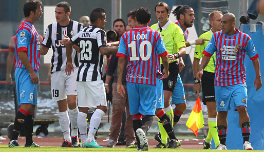 Am Wochenende in Catania: Juventus diskutiert mit den Schiris einen Gegentreffer weg