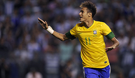 Brasiliens Ausnahmestürmer Neymar wurde erneut zum "König Amerikas" gewählt
