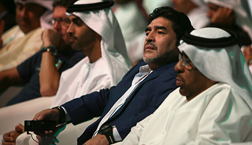 Diego Maradona ist inzwischen Sportpräsentant der Vereinigten Arabischen Emirate