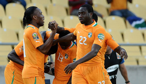 Die Elfenbeinküste feierte gegen Togo ein glücklichen Sieg kurz vor Schluss