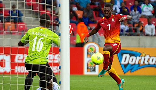 Ghanas Christian Atsu Twasam erzielte ein Tor beim 3:0 gegen Niger