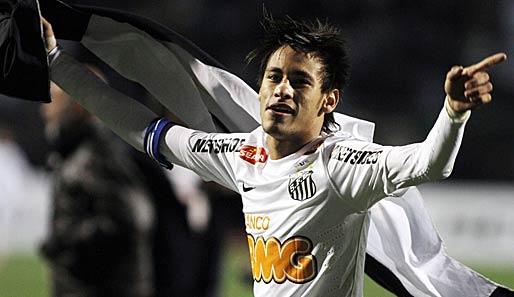Neymar könnte auch über 2014 hinaus beim FC Santos bleiben
