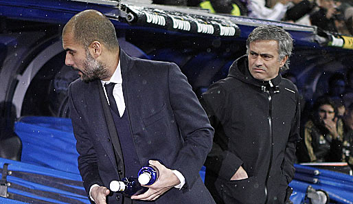 Treffen im europäischen Supercup wieder aufeinander: Pep Guardiola (l.) und Jose Mourinho