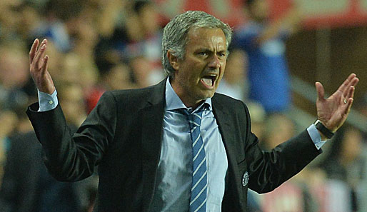 Jose Mourinho war im Supercup-Finale überhaupt nicht zufrieden mit der Leistung des Unparteiischen