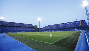 Genauso leer wird das Stadion Maksimir in Zagreb demnächst auch während des Spiels sein