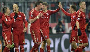 Die Bayern-Stars Ribery, Robben, Mandzukic, Müller, Lahm und Schweinsteiger sind nominiert