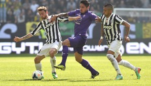 Mit 1:0 entschied Juventus den ersten Akt der Trilogie gegen Florenz für sich