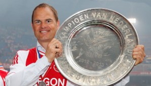 Frank de Boer sicherte sich mit Ajax erneut die niederländische Meisterschaft