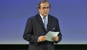 Michel Platini fordert die Weiße Karte für Fußballer