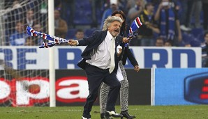 Sampdorias Präsident Massimo Ferrero machte sich in Italien mal wieder zum Affen