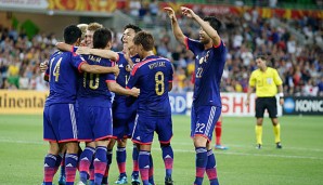 Die Japaner gewannen in ihrem dritten Gruppenspiel gegen die Auswahl aus Jordanien