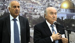Rajoub fordert von Blatter einen Israel-Ausschluss