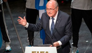 Sepp Blatter will von der Kritik an der eigenen Person nichts wissen