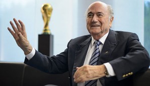 Joseph Blatter gibt sich vor der FIFA-Wahl optimistisch