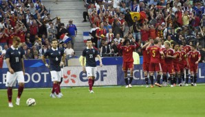 Frankreich musste sich gegen starke Gegner mit 4:3 geschlagen geben