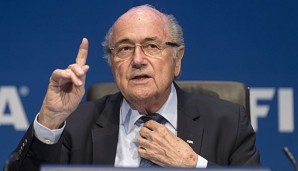 Sepp Blatter will nichts von einem Rücktritt als FIFA-Präsident wissen