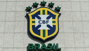 Hier ist das Logo des brasilianischen Fußballverbandes zu sehen