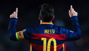 Lionel Messi gewann die Auszeichnung zum vierten Mal