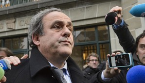 Michel Platini war wie FIFA-Präsident Joseph Blatter im Dezember gesperrt worden