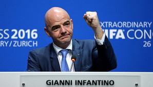 Gianni Infantino ist zum neuen Präsidenten des Weltverbandes FIFA gewählt worden