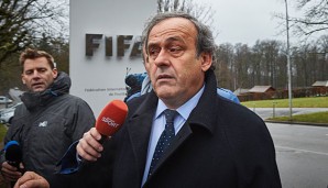Michel Platini auf dem Weg zur FIFA