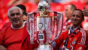 Benfica Lissabon bejubelt den Titel zum dritten Mal in Serie