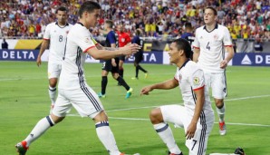 James Rodriguez war am Treffer Kolumbiens entscheidend beteiligt