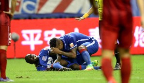Demba Ba verletzte sich in einem Ligaspiel schwer