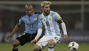Lionel Messi traf am Donnerstag gegen Uruguay