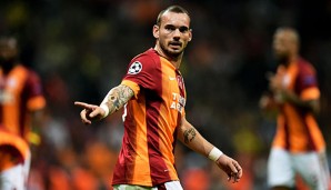 Wesley Sneijder kann sich ein Karriereende bei Galatasaray Istanbul vorstellen