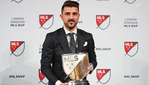 David Villa wurde zum wertvollsten Spieler der MLS gewählt