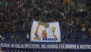 Miroslav Klose hat bei Lazio Rom Eindruck hinterlassen