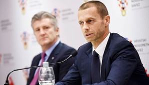 Aleksander Ceferin und die UEFA wählt im September 2018 den Standort der EM 2024