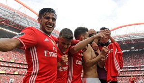 Benfica Lissabon konnte mit dem 4:0 gegen Vitoria Guimaraes die Meisterschaft feiern