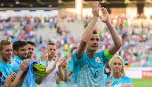 Milivoje Novakovic hat Abschied von der slowenischen Nationalmannschaft genommen