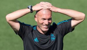 Und weiter geht es mit den drei Finalisten bei den männlichen Coaches. Zinedine Zidane (Frankreich, Real Madrid)