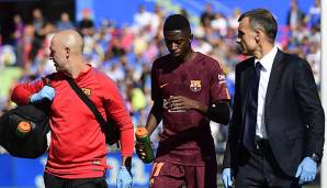 Ousmane Dembele erlitt im Liga-Spiel gegen Getafe eine schwere Oberschenkelverletzung und arbeitet nach wie vor an seinem Comeback