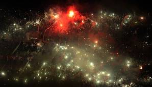 Fans des Club Atletico River Plate im heimischen Estadio Monumental