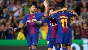 Platz 3: FC Barcelona - 1,130 Milliarden Euro (wertvollster Spieler: Luis Suarez, 134 Millionen Euro)