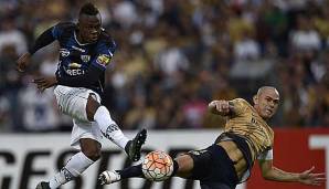 Jose Angulo (l.) wurde nach dem Final-Hinspiel der Copa Libertadores 2016 positiv auf Kokain getestet